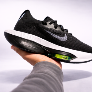 Nike Air Zoom Performance Running Shoes – Black/White with Visible Air Unit